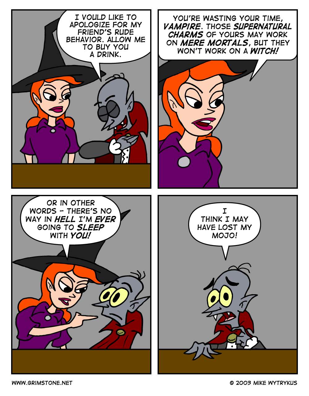 How Not to Pick-up a Witch